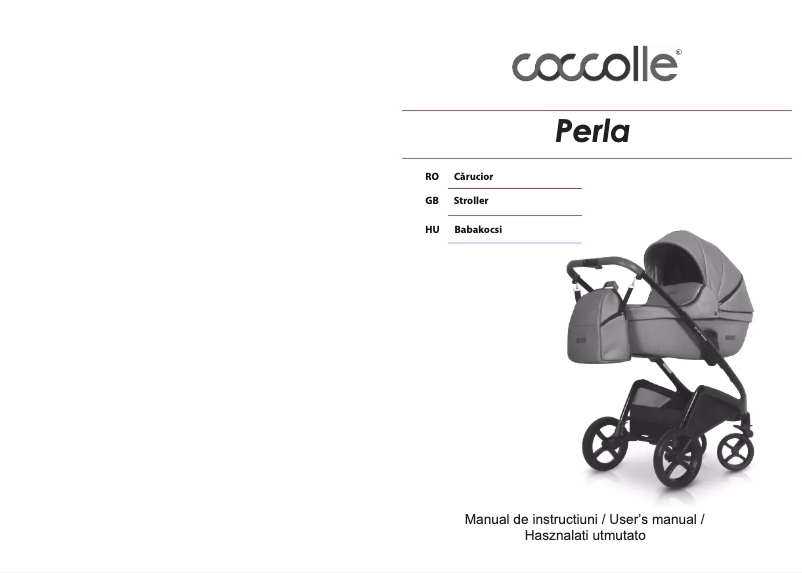 Page n°1 - Manuel utilisateur Coccolle Perla