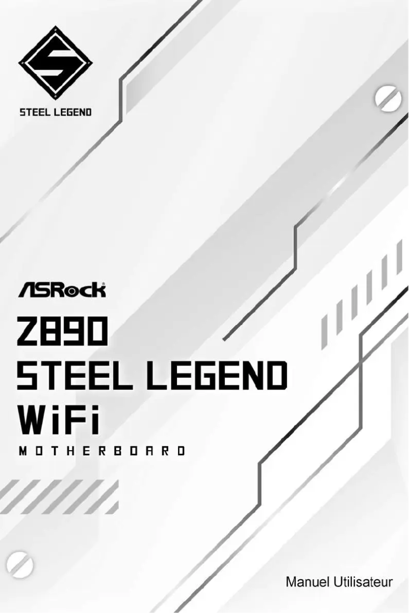 Página 1 del manual Manual de usuario Asrock Z890 Steel Legend WiFi