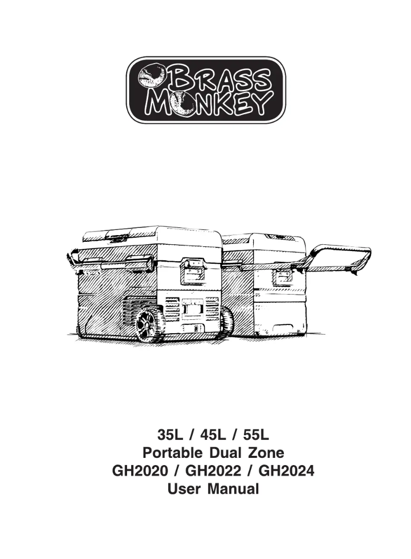 Page 1 de la notice Manuel utilisateur Brass Monkey GH2020