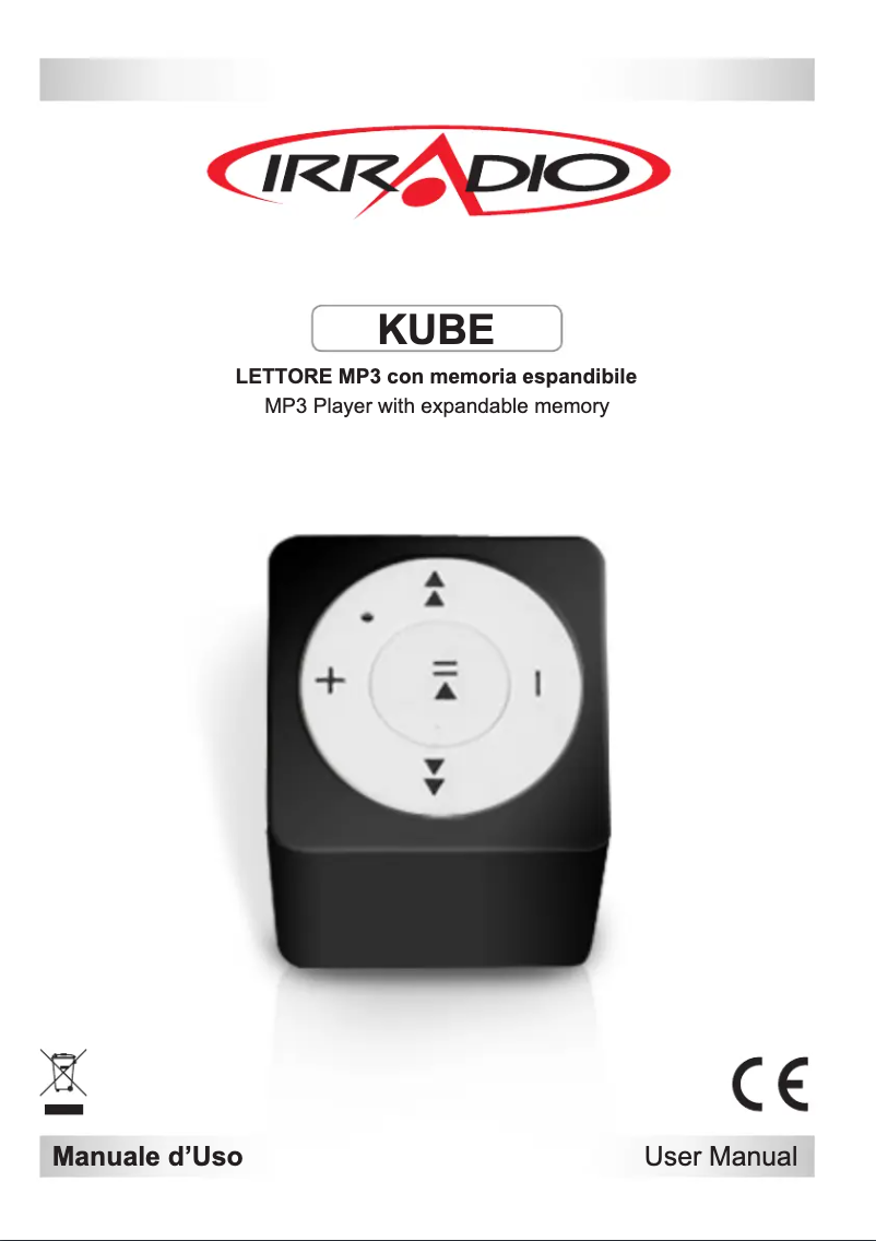 Page 1 de la notice Manuel utilisateur Irradio Kube