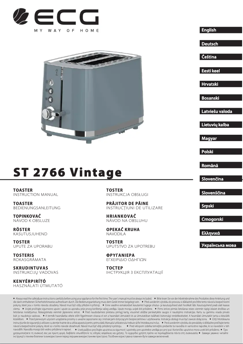 Page n°1 - Manuel utilisateur ECG ST 2766