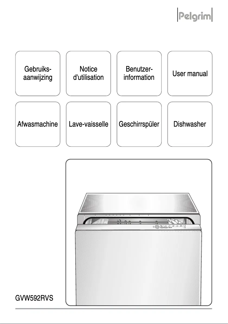 Image de la première page du manuel de l'appareil GVW592RVS