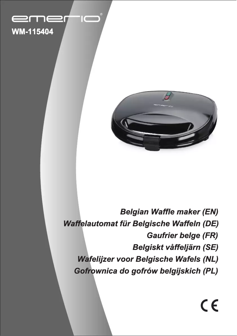 Image de la première page du manuel de l'appareil WM-115404