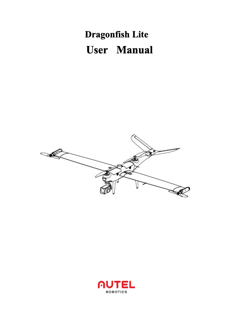 Page n°1 - Manuel utilisateur Autel Dragonfish Lite
