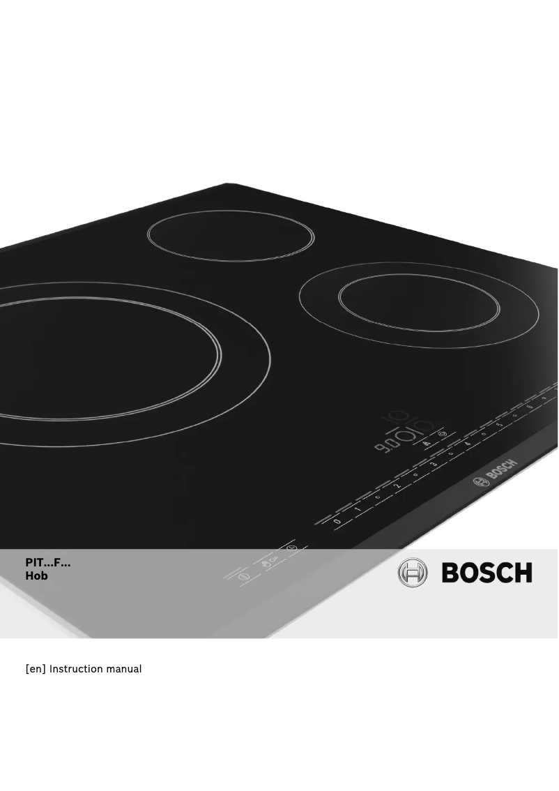 Page n°1 - Manuel utilisateur Bosch PIT645F17E