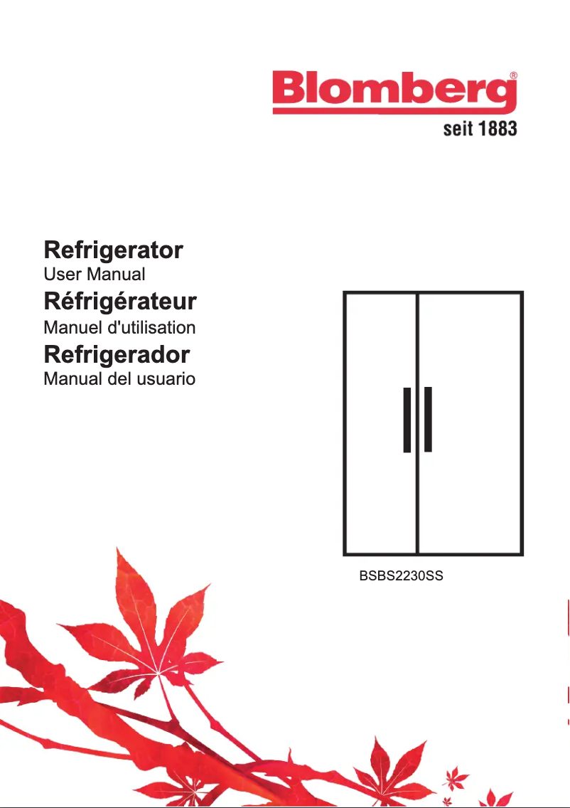 Image de la première page du manuel de l'appareil BSBS 2230 SS