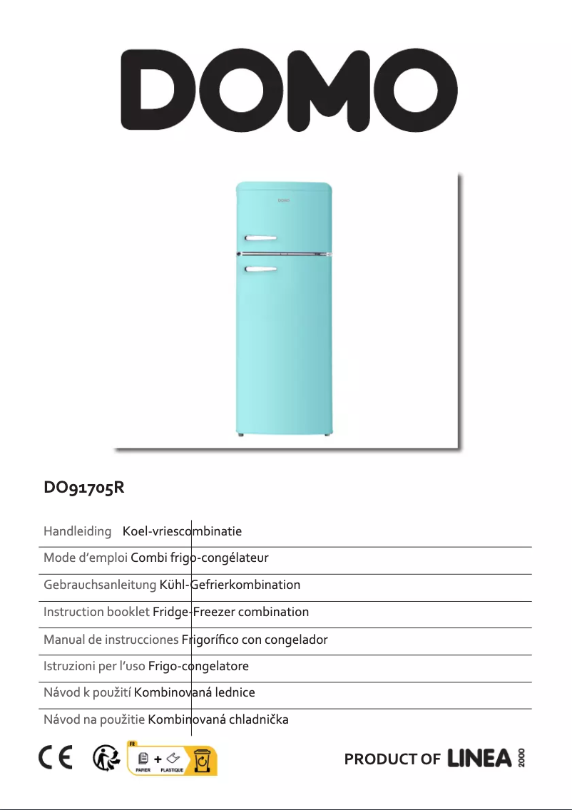 Image de la première page du manuel de l'appareil DO91705R