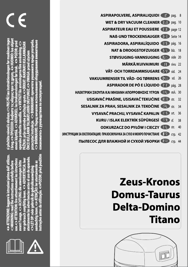 Page n°1 - Manuel utilisateur Lavorwash DOMUS IR