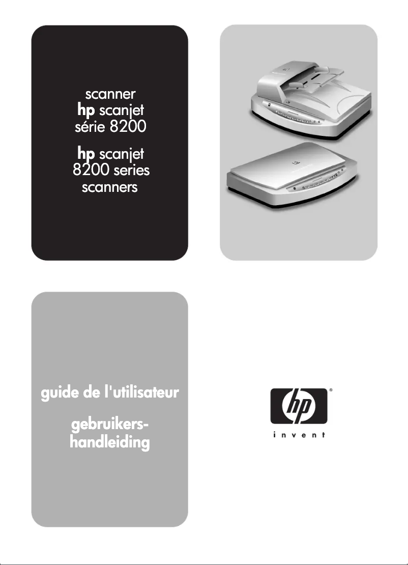 Page 1 de la notice Manuel utilisateur HP Scanjet 8290