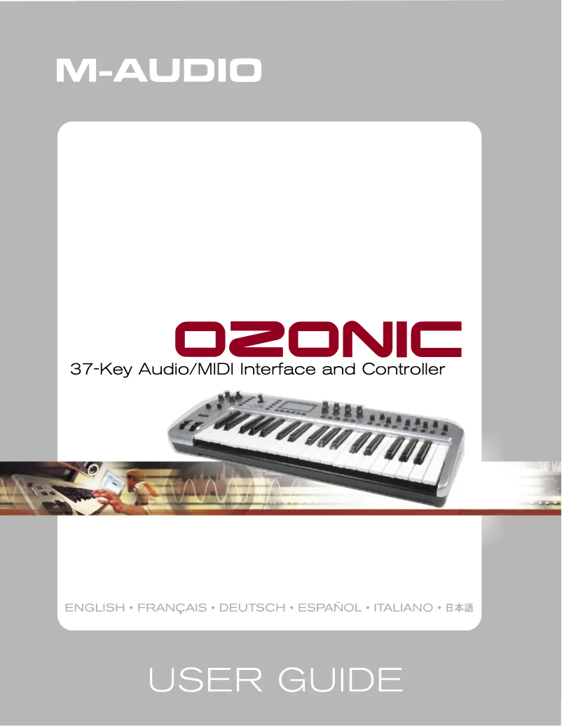 Image de la première page du manuel de l'appareil Ozonic