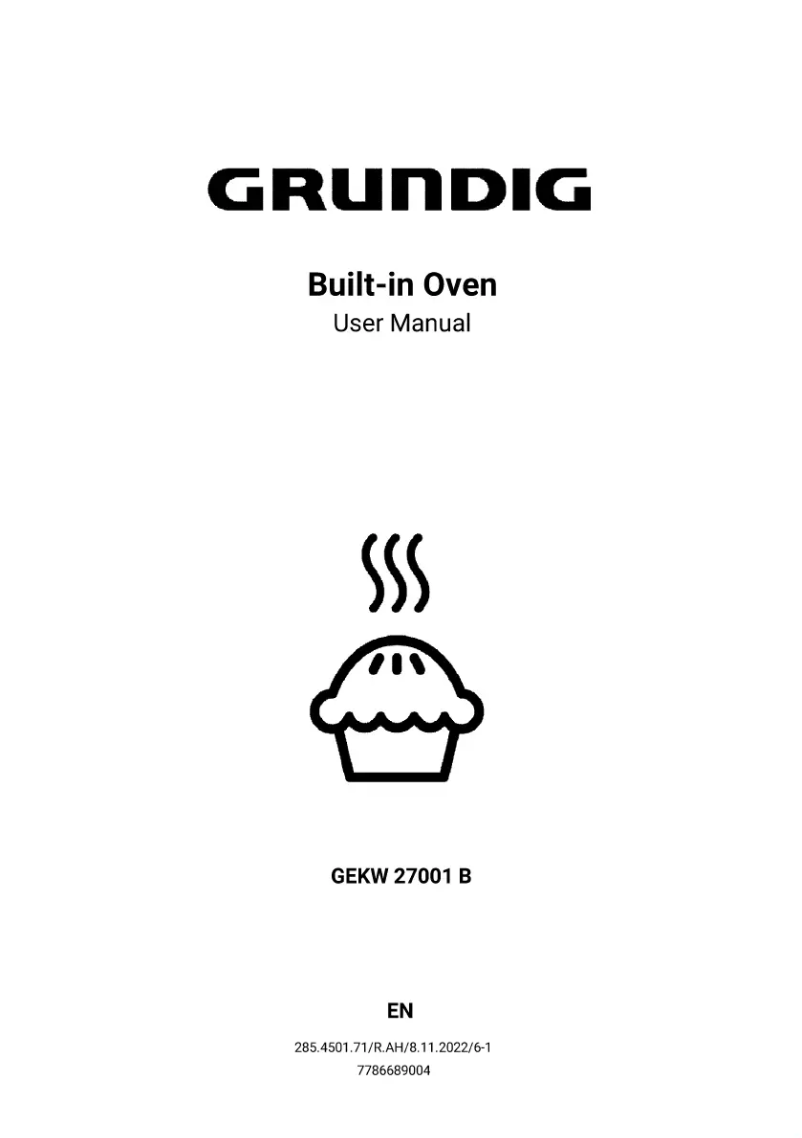 Image de la première page du manuel de l'appareil GEKW 27001 B