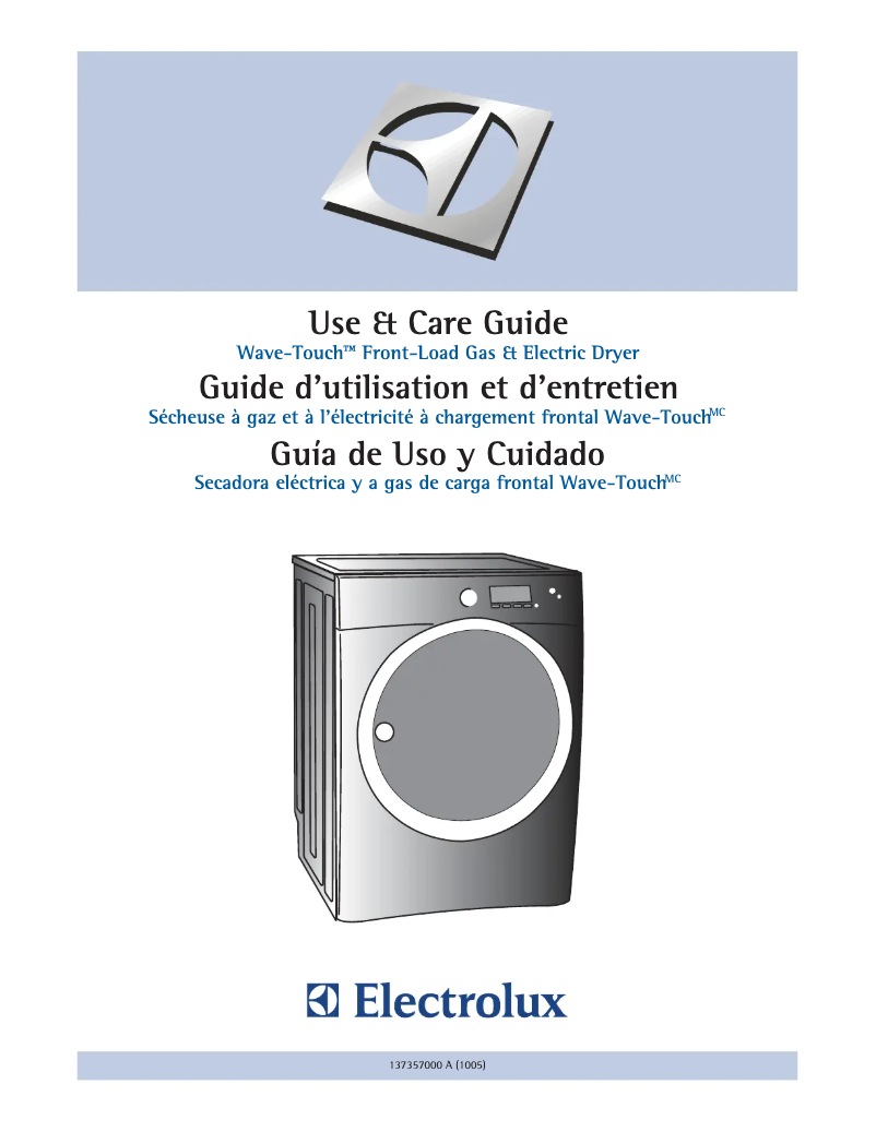 Page n°1 - Manuel utilisateur Electrolux EWMED70JSS