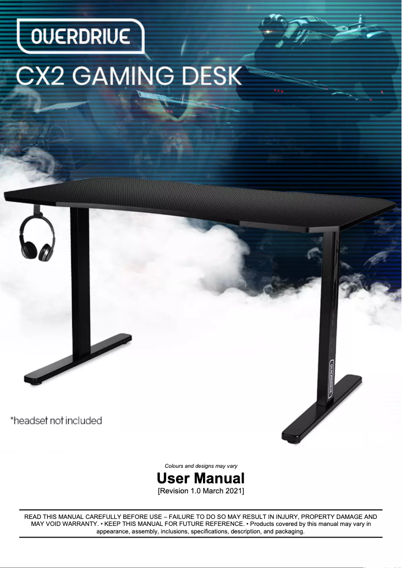 Página 1 del manual Manual de usuario Overdrive Elite Series Chair