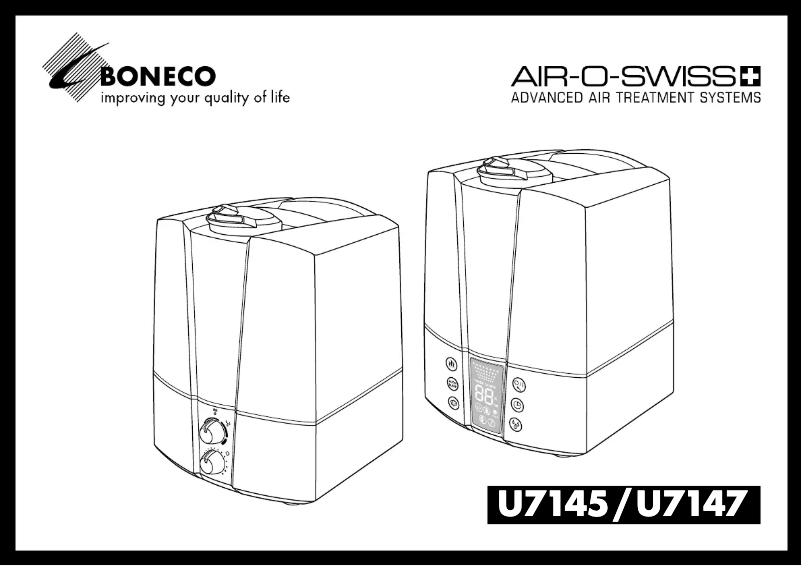 Page n°1 - Manuel utilisateur Boneco Ultrasonic U7145