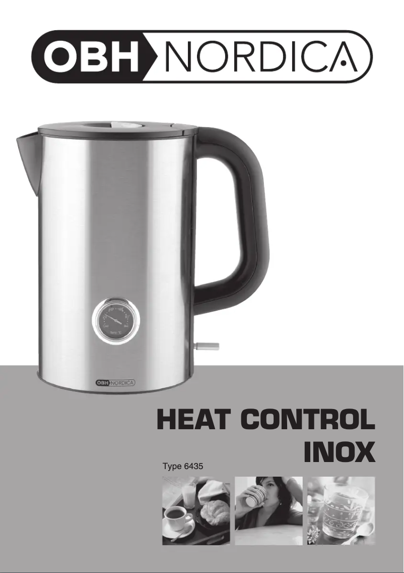 Image de la première page du manuel de l'appareil Heat Control Inox