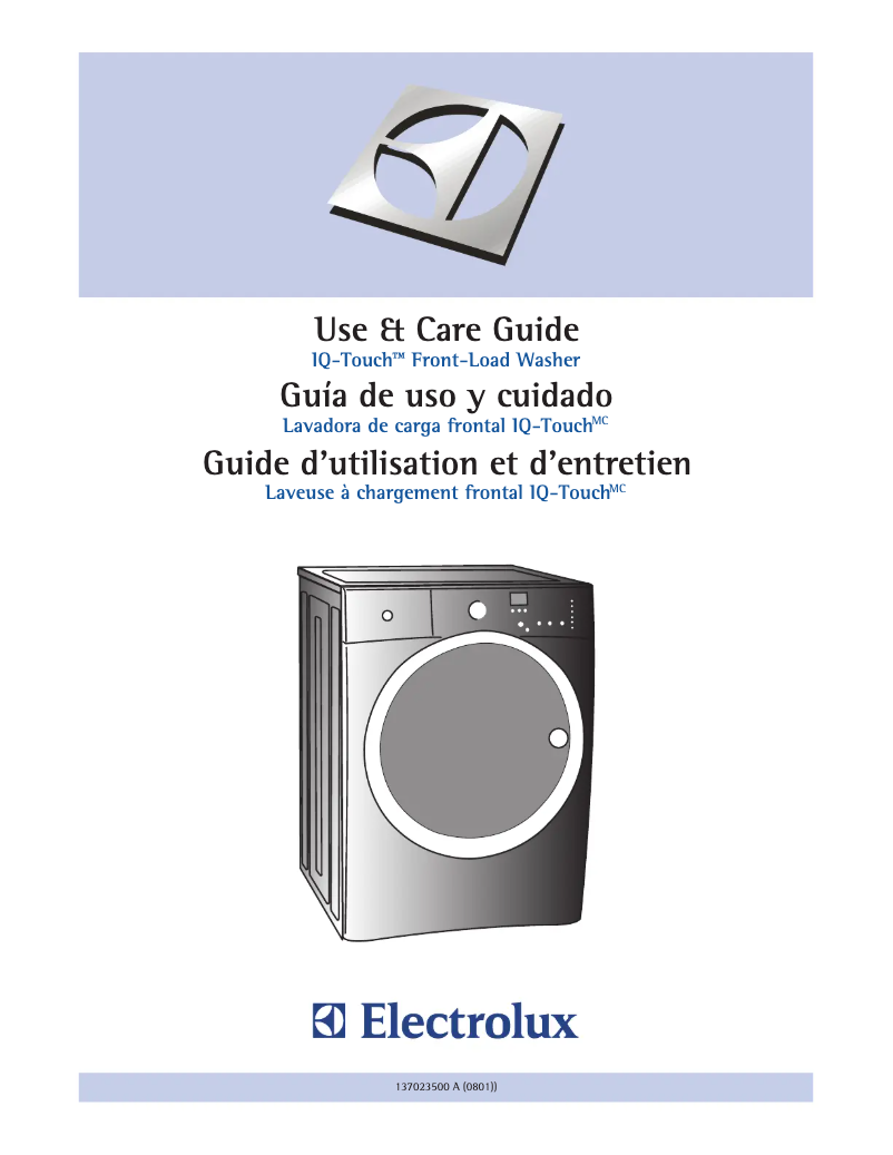 Page n°1 - Manuel utilisateur Electrolux EIFLW55IKG