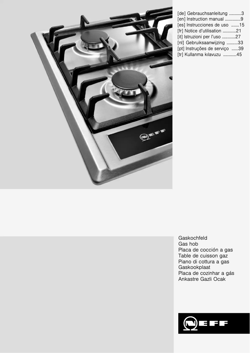 Page n°1 - Manuel utilisateur Neff M3126N1