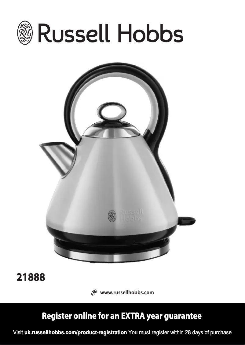 Page n°1 - Manuel utilisateur Russell Hobbs Legacy 21888