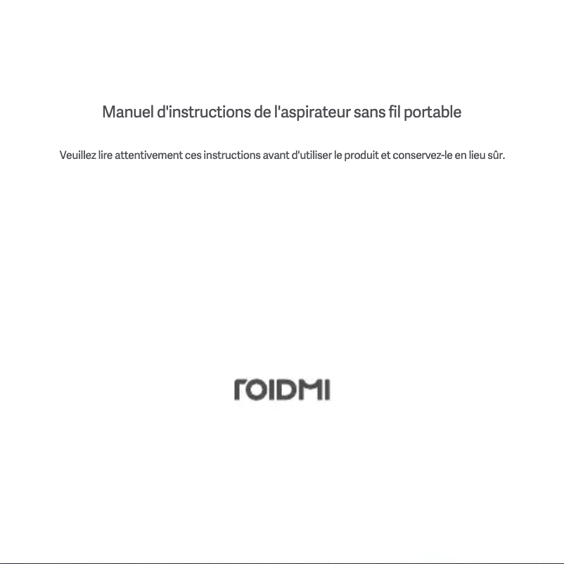 Image de la première page du manuel de l'appareil P1 Pro