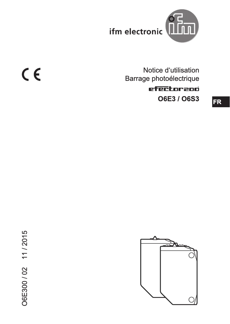 Page n°1 - Manuel utilisateur IFM O6E307