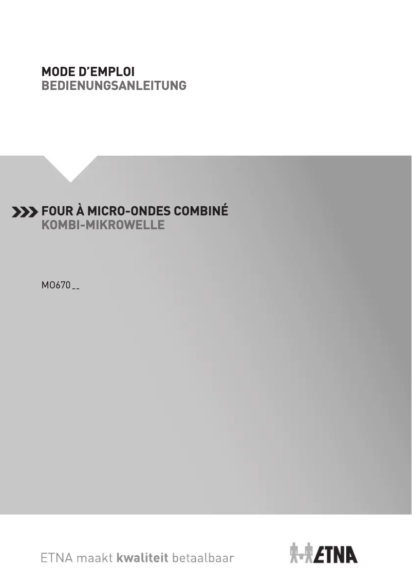 Image de la première page du manuel de l'appareil CM650MZ