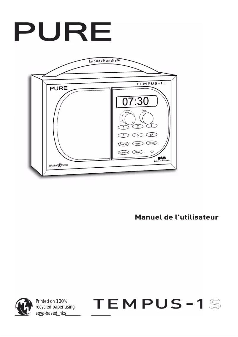 Image de la première page du manuel de l'appareil Tempus-1S