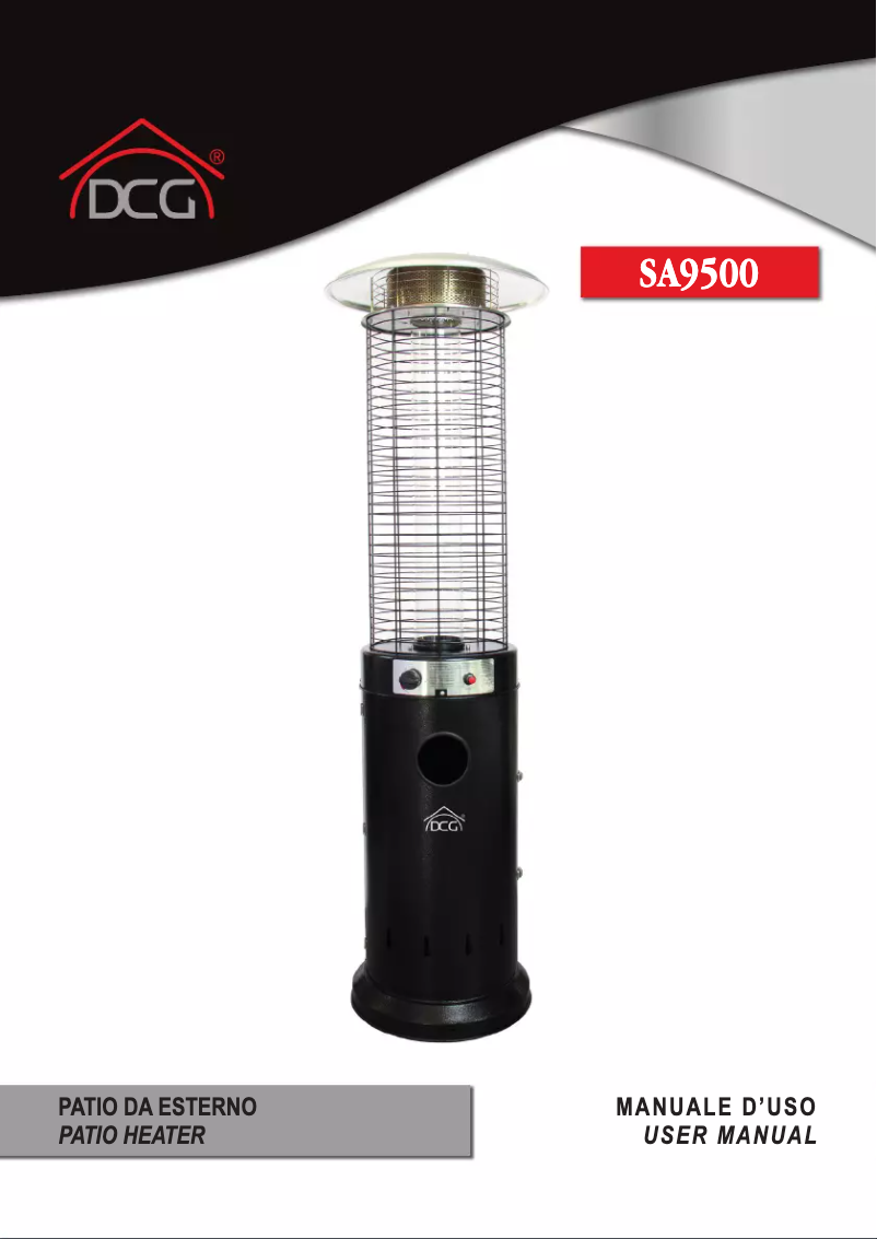 Page 1 de la notice Manuel utilisateur DCG SA9500