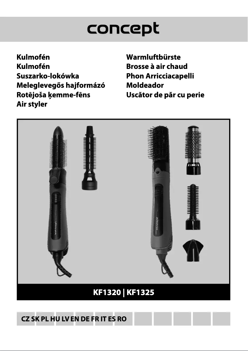 Image de la première page du manuel de l'appareil KF1325