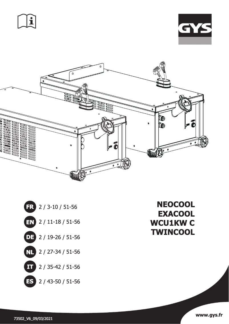 Image de la première page du manuel de l'appareil WCU1KW B