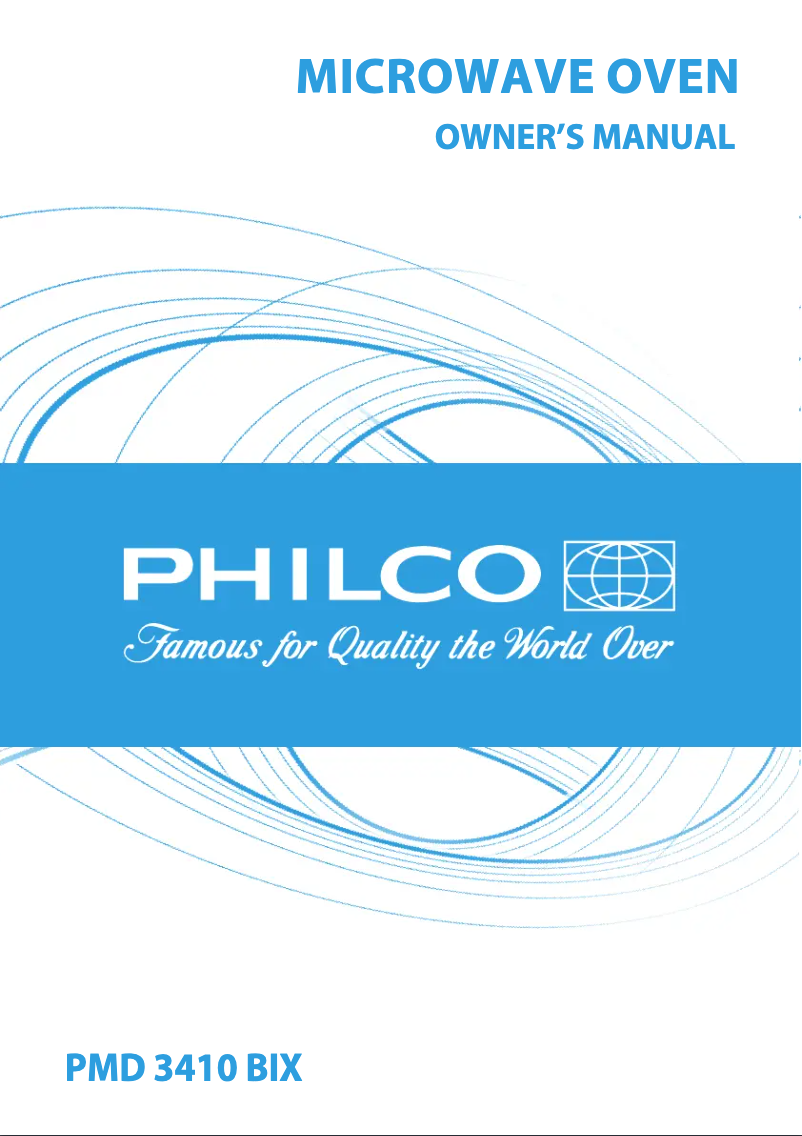 Page n°1 - Manuel utilisateur Philco PMD 3410 BiX