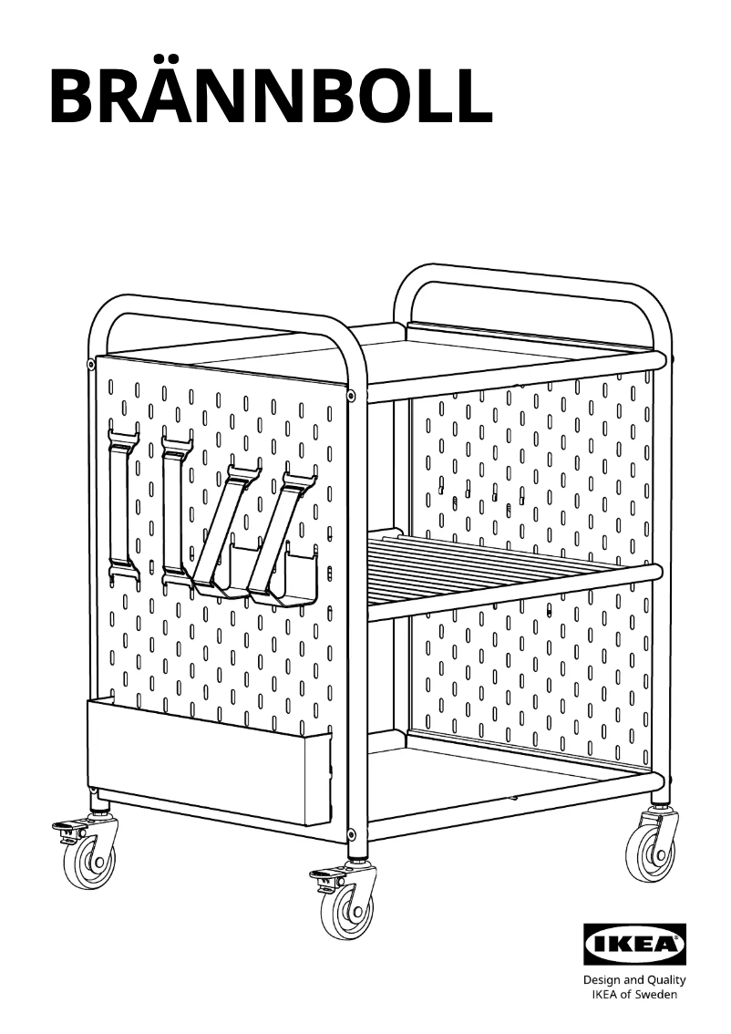 Image de la première page du manuel de l'appareil BRÄNNBOLL 605.862.58