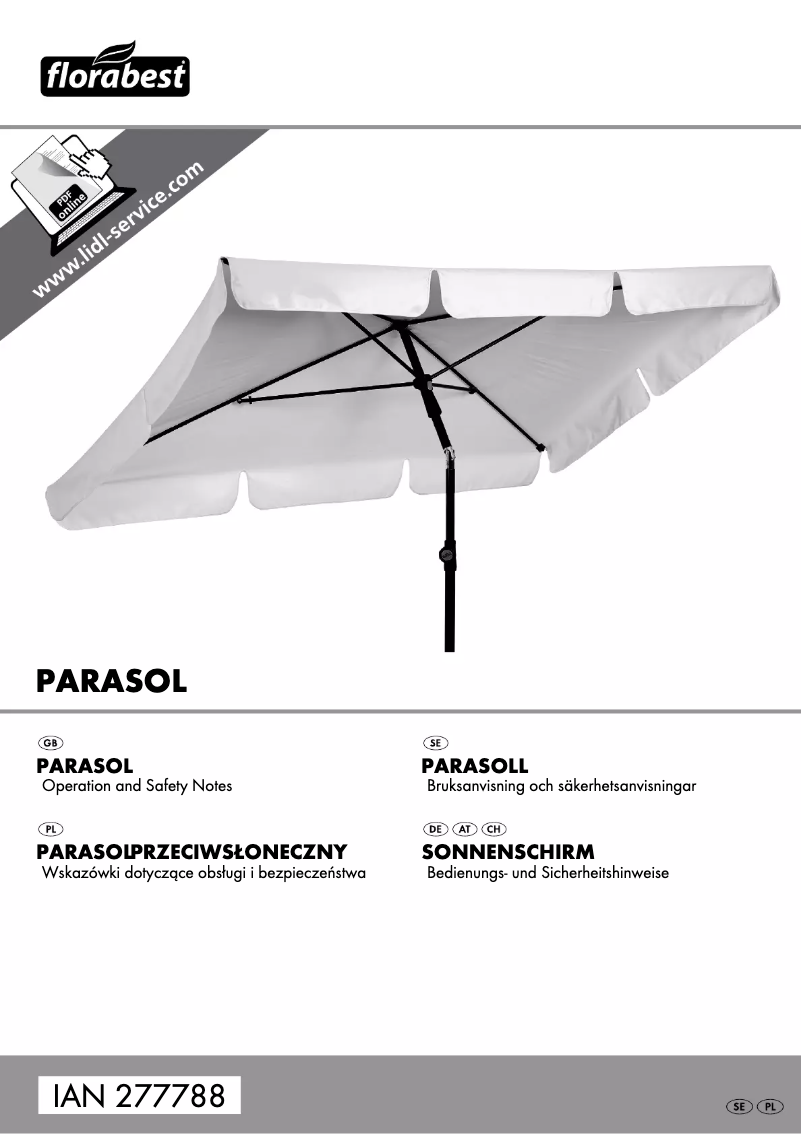 Página 1 del manual Manual de usuario Florabest IAN 277788