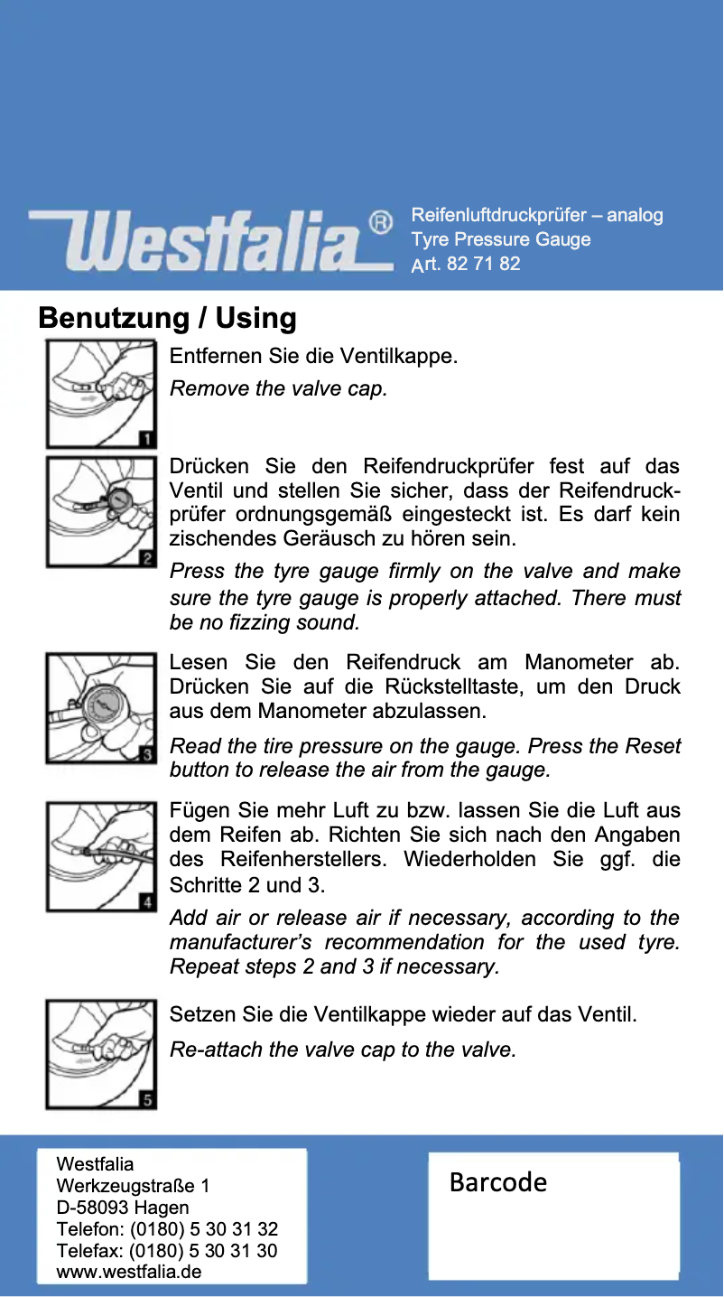 Image de la première page du manuel de l'appareil 827182