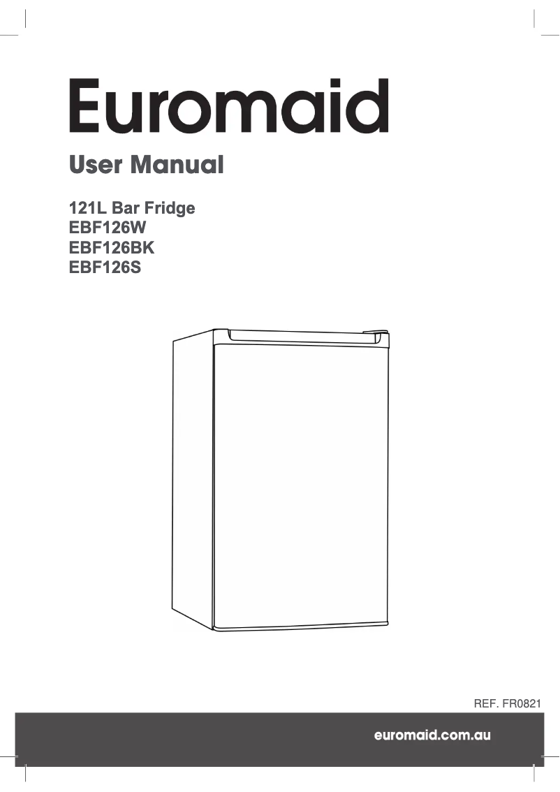 Page n°1 - Manuel utilisateur Euromaid EBF126W