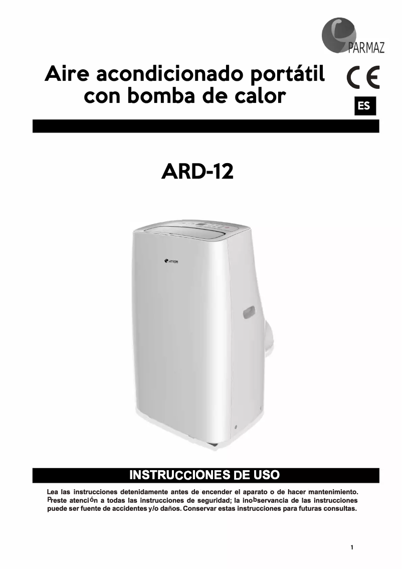 Page n°1 - Manuel utilisateur Artrom ARD-12