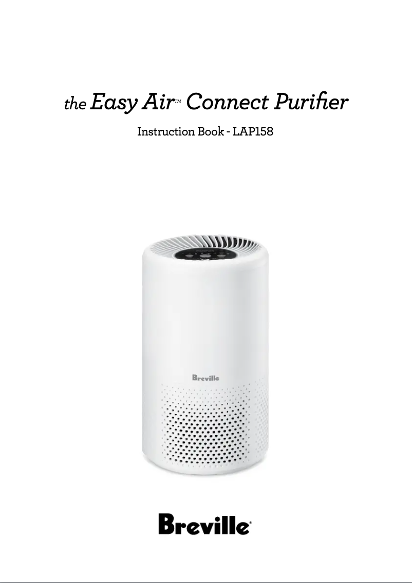 Página 1 del manual Manual de usuario Breville Easy Air Connect LAP158