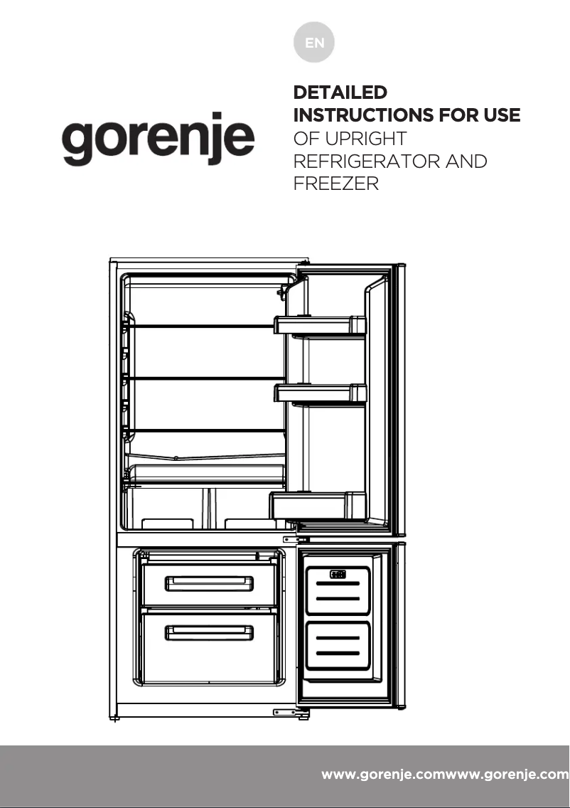Page n°1 - Manuel utilisateur Gorenje RKI415EP1