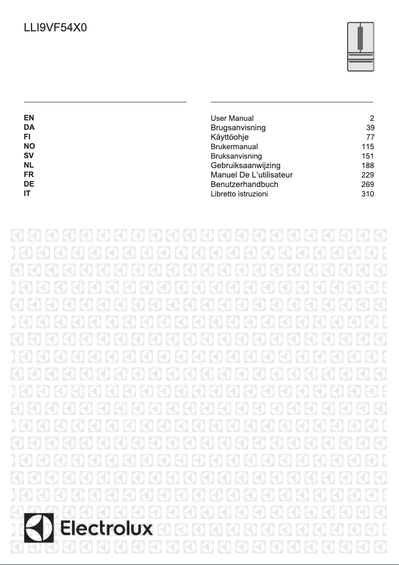Página 1 del manual Manual de usuario Electrolux LLI9VF54X0