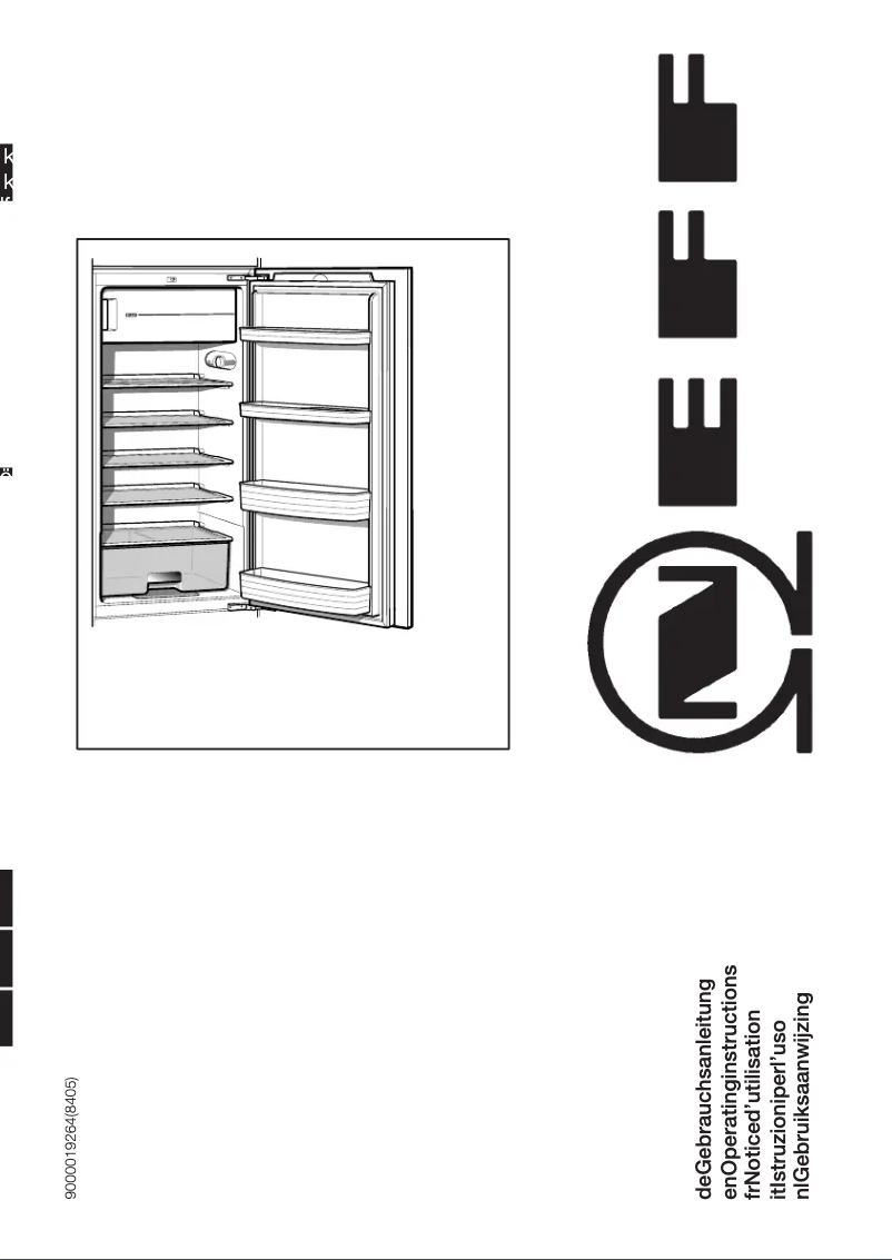 Page 1 de la notice Manuel utilisateur Neff K 1544