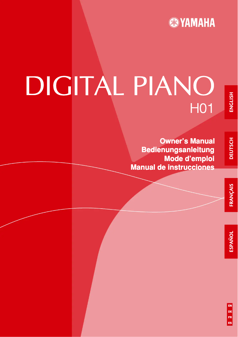 Page n°1 - Mode d'emploi Yamaha H01