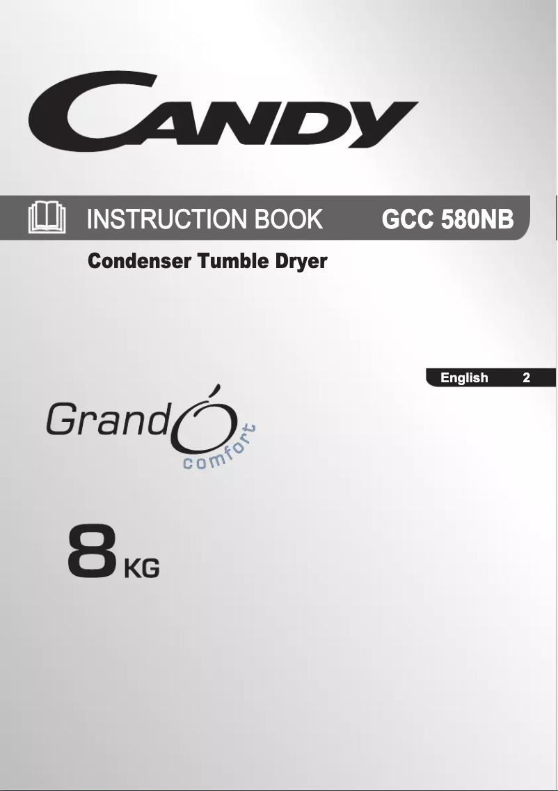 Page n°1 - Manuel utilisateur Candy GCC 580NB-80