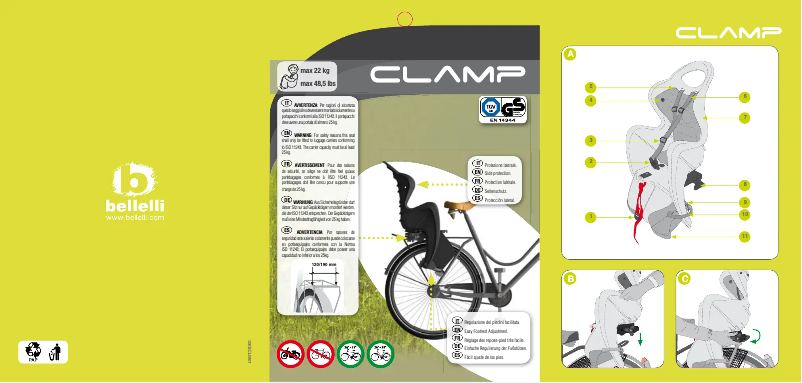 Imagen de la primera página del manual del dispositivo Clamp