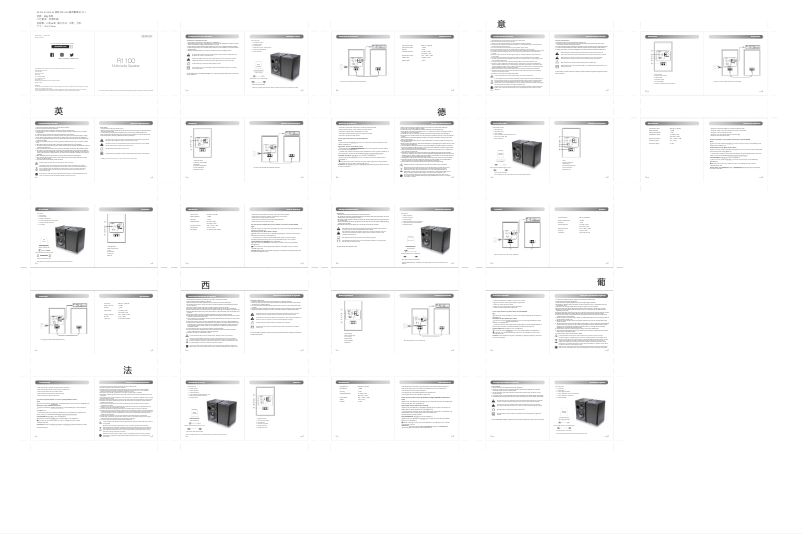 Image de la première page du manuel de l'appareil R1100