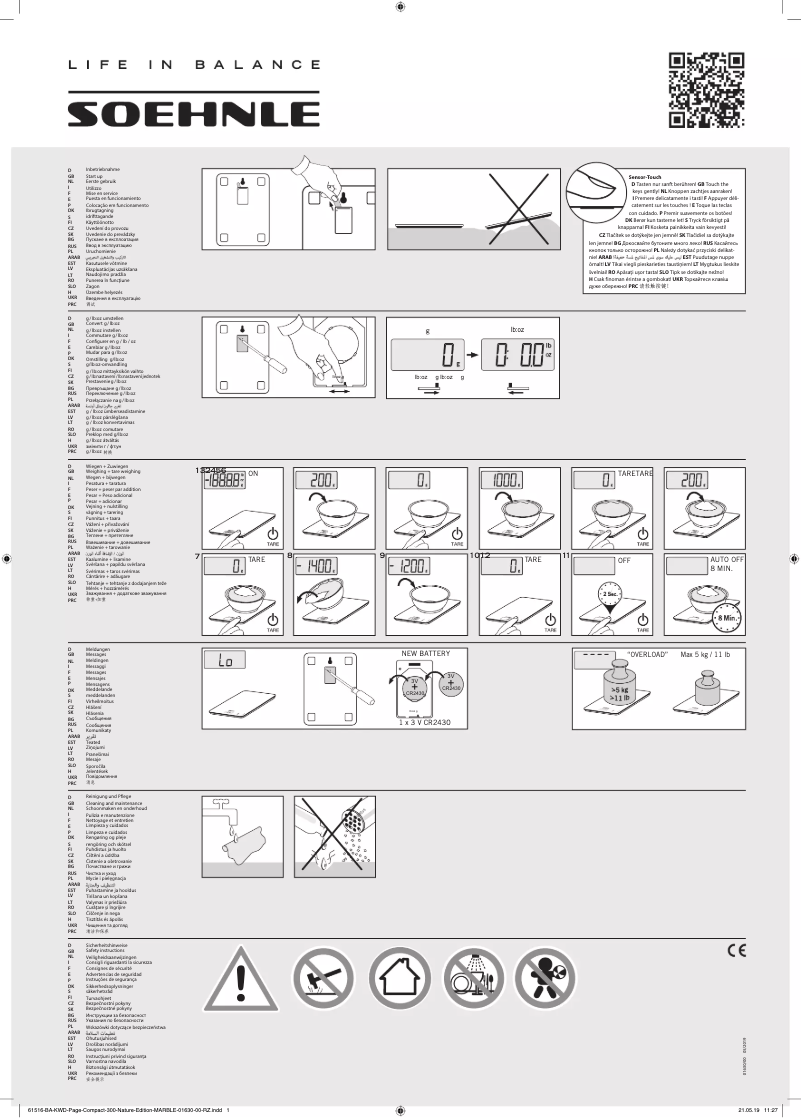 Image de la première page du manuel de l'appareil Page Compact 300 61513