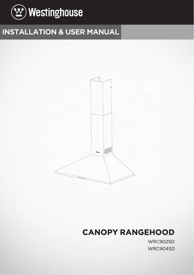 Page 1 de la notice Manuel utilisateur Westinghouse WRC902SD