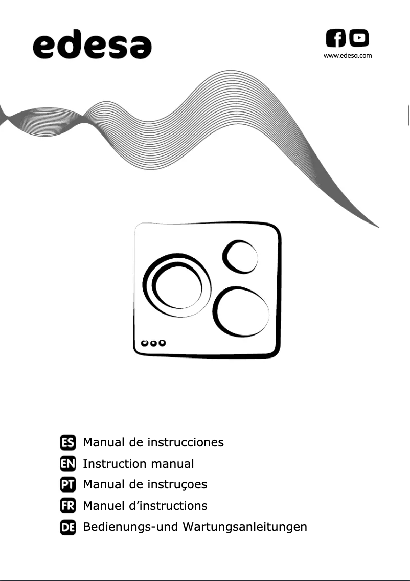 Page 1 de la notice Manuel utilisateur Edesa EIS-3220 B