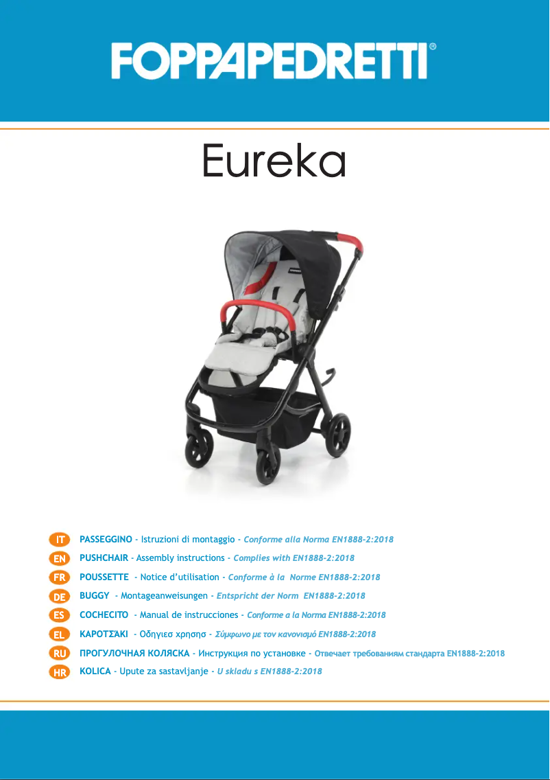 Page 1 of the manual User Manual Foppapedretti Next i-Size