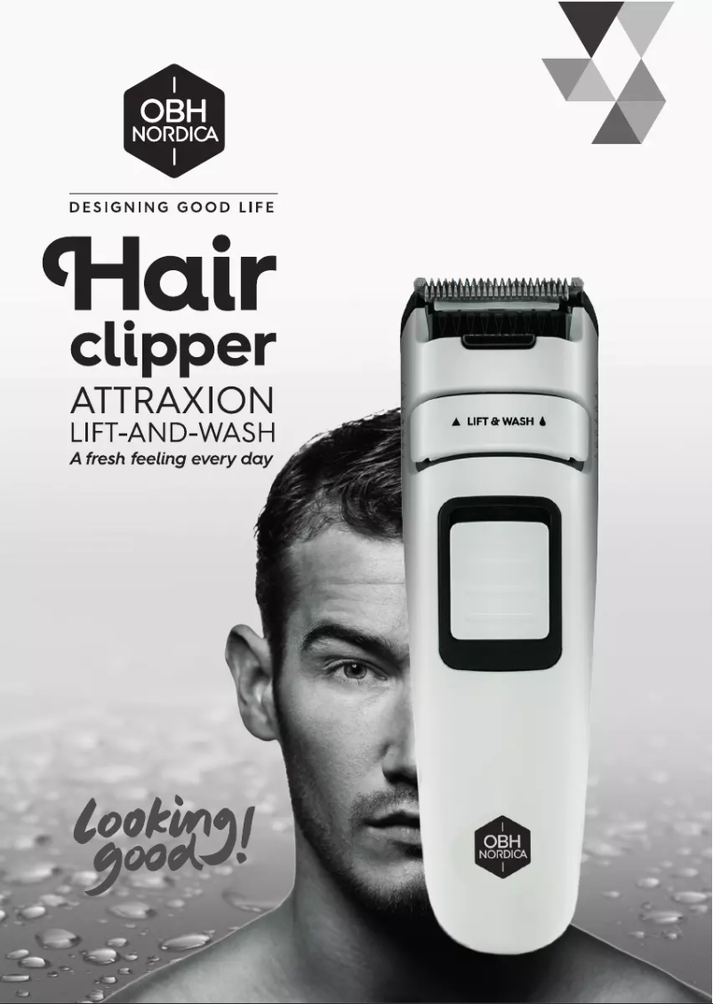 Page 1 de la notice Manuel utilisateur OBH Nordica Attraxion Lift-And-Wash 5541