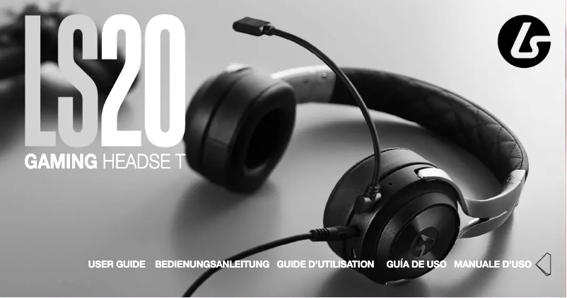 Page n°1 - Manuel utilisateur LucidSound LS20