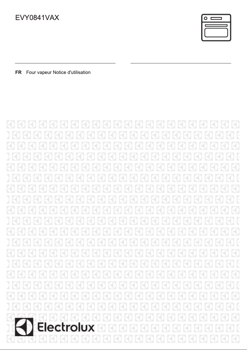 Page n°1 - Manuel utilisateur Electrolux EVY0841VAX